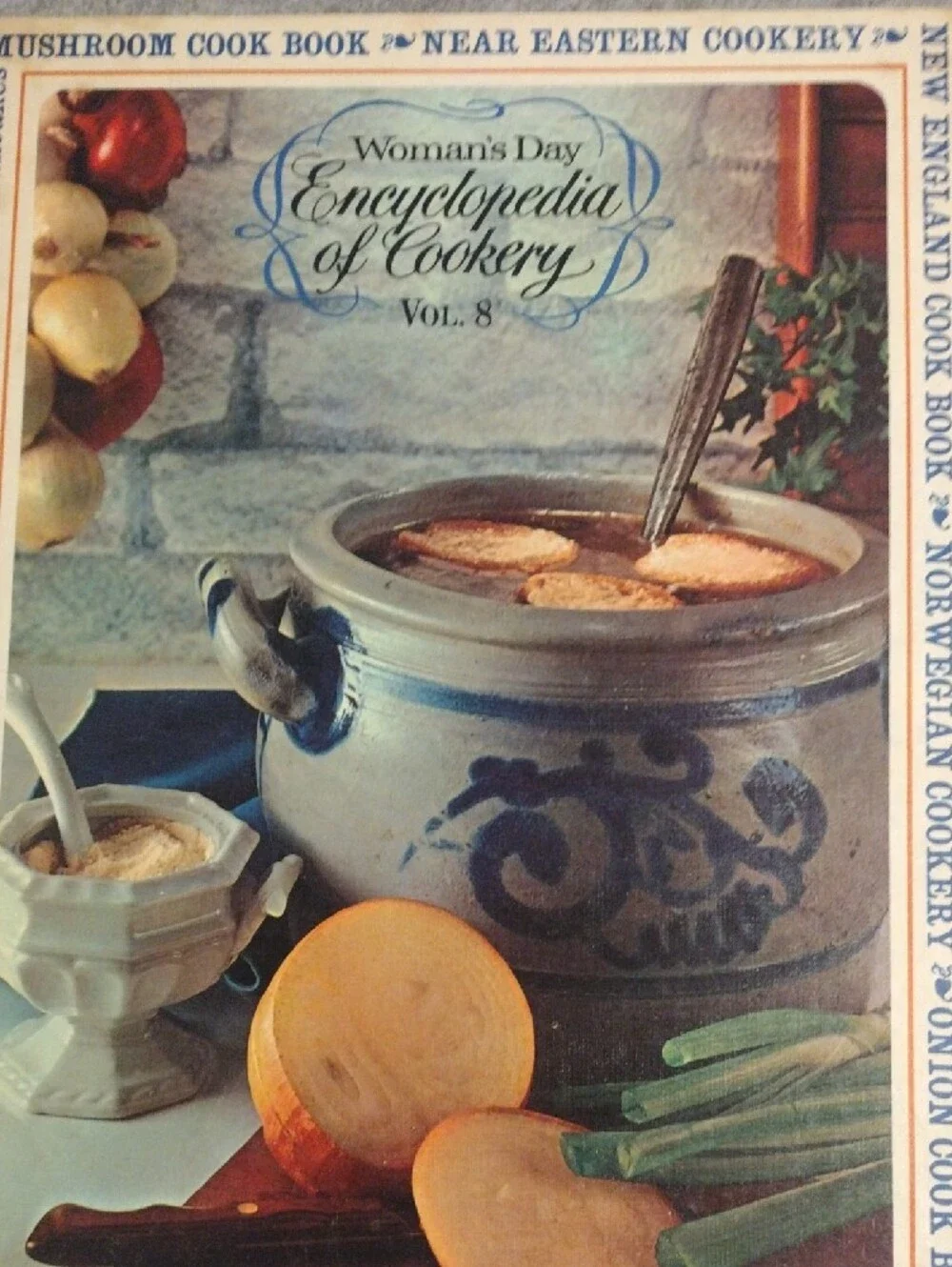 Encyclopedia of Cookery Vol. 6-8 Hardcover Cookbook (Cream/Brown)